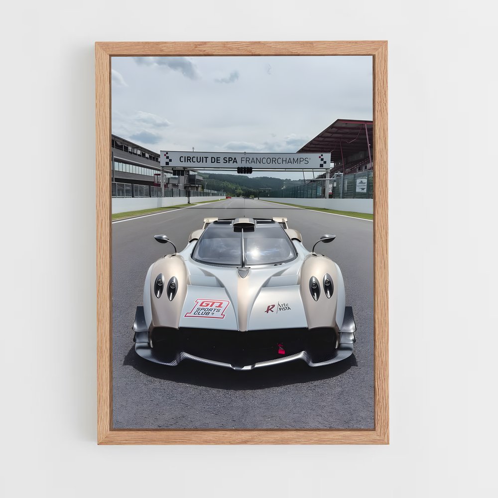 Poster Huayra R Evolution – affiche Pagani (vue 4)